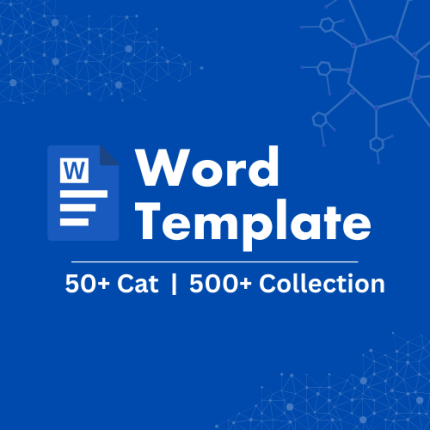 Word Template (500+)